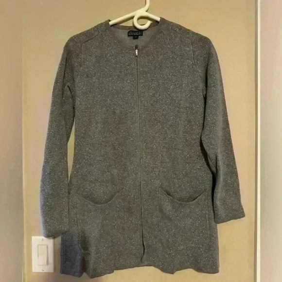 Nicole  Miller zip up cardigan - Picture 1 of 3